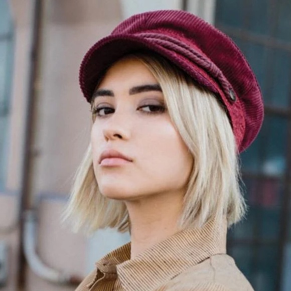 Free People Brixton Albany corduroy braided cap NWOT - Medium - Picture 4 of 8